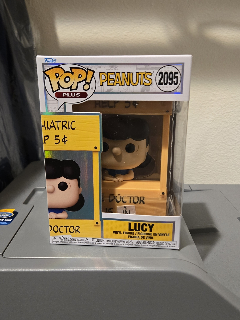 Funko Peanuts Lucy Pop! Plus Yellow & Black Boxed Figure (2095)